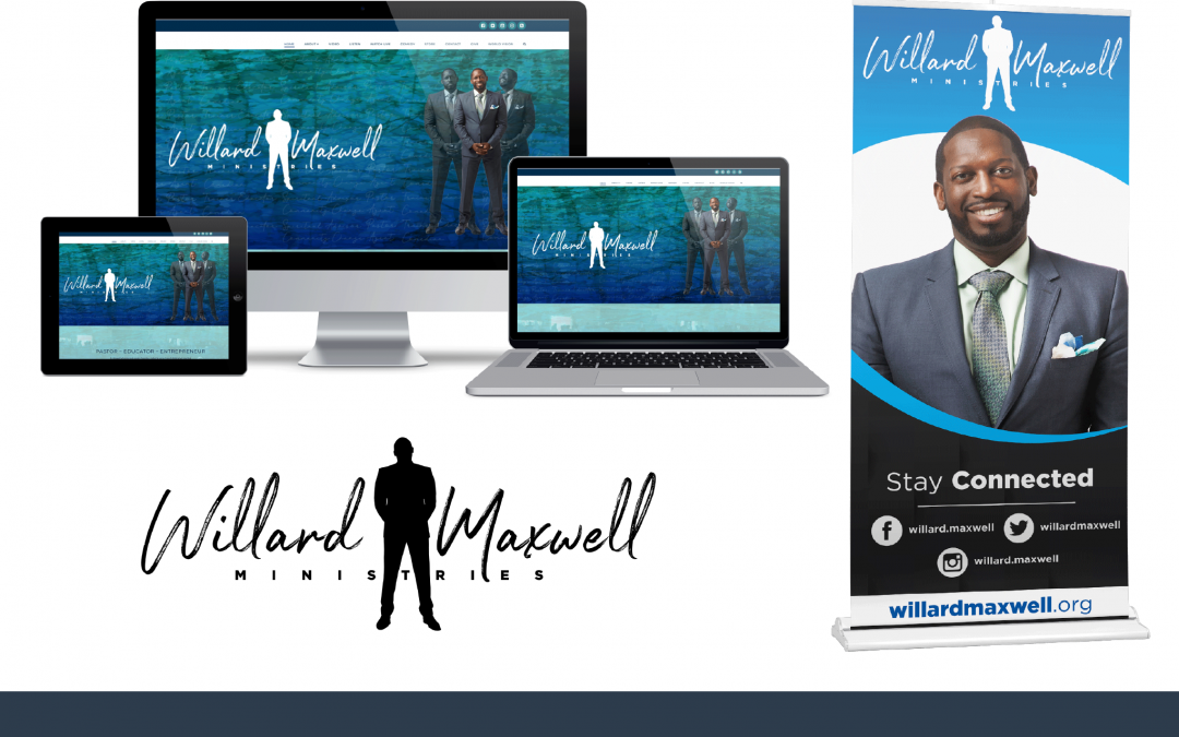 Logo, Website Design and Retractable Banner-Willard Maxwell Ministries
